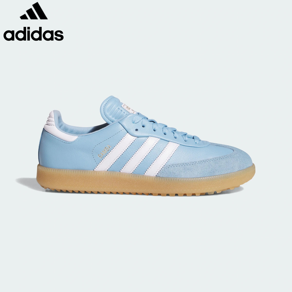 adidas Originals Samba Golf Shoes "Light Blue / White"ShoesClassic sneakers，Adidas Women's Shoe Sale / Men's Shoe Sale