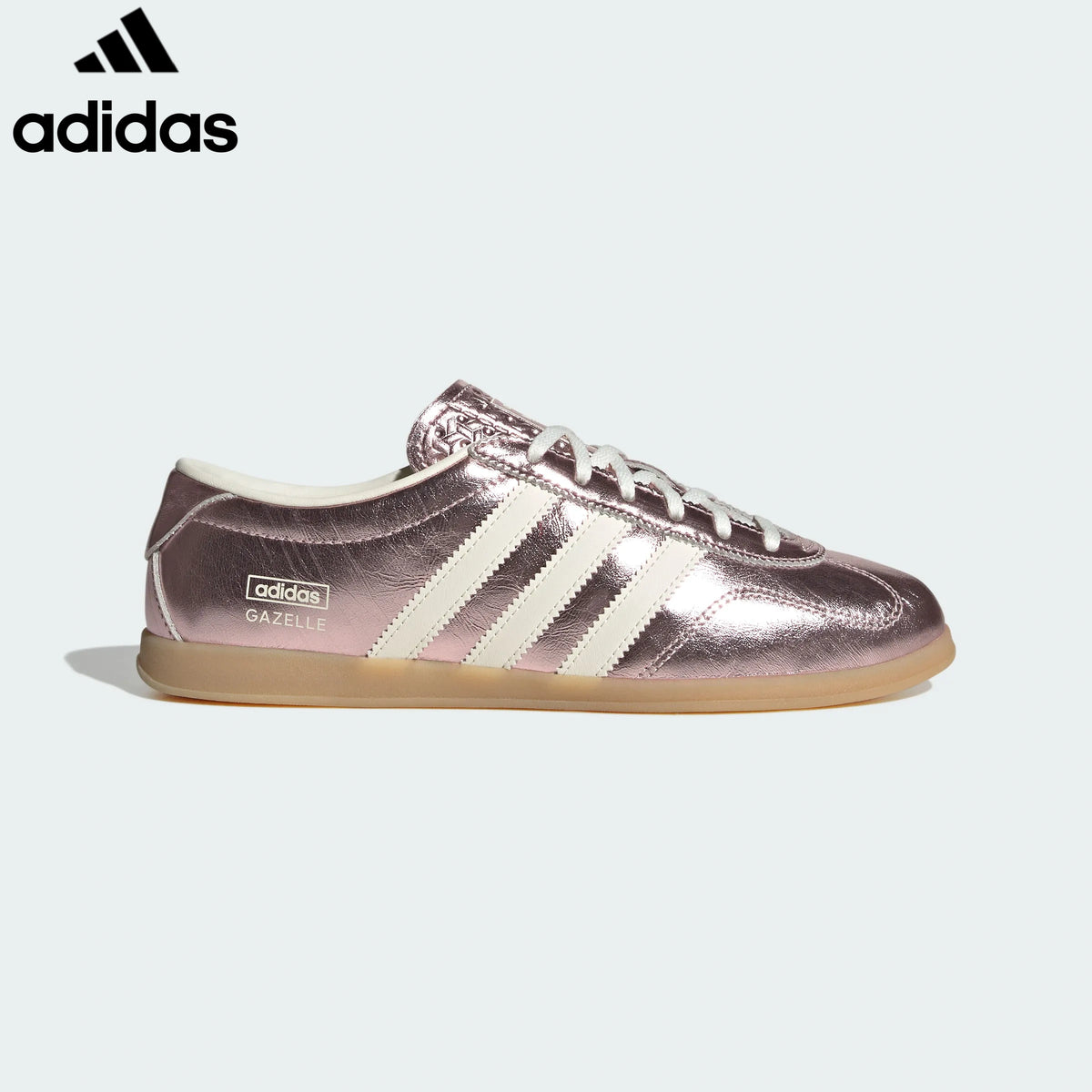 adidas Originals Gazelle Indoor Shoes "Metallic Pink / Off White"ShoesClassic sneakers，Adidas Women's Shoe Sale / Men's Shoe Sale
