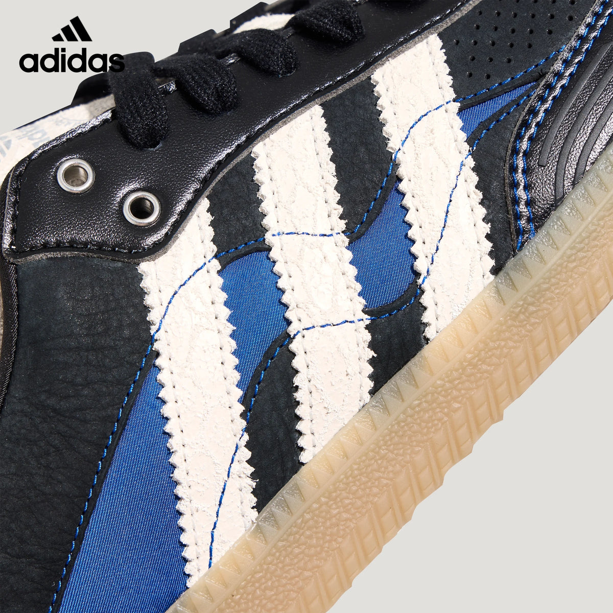 adidas Originals Samba OG Shoes "Core Black / Hi-Res Blue / Cloud White"Classic sneakers，Adidas Women's Shoe Sale / Men's Shoe Sale