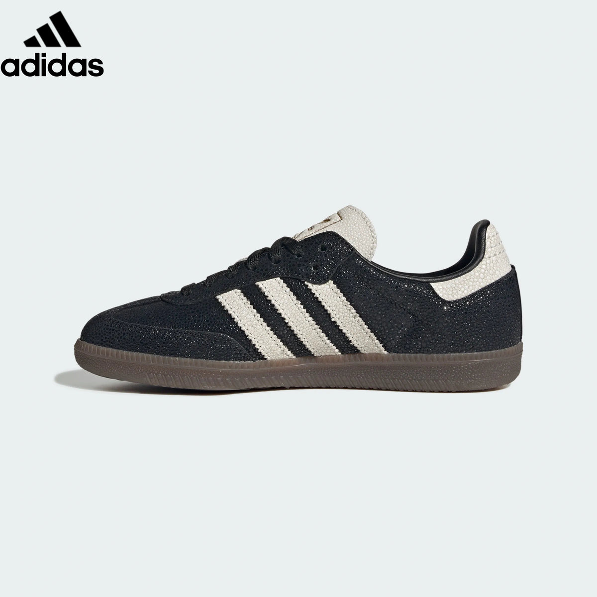 adidas Originals Samba OG W Shoes "Core Black / Off White / Dark Gum"Classic sneakers，Adidas Women's Shoe Sale / Men's Shoe Sale