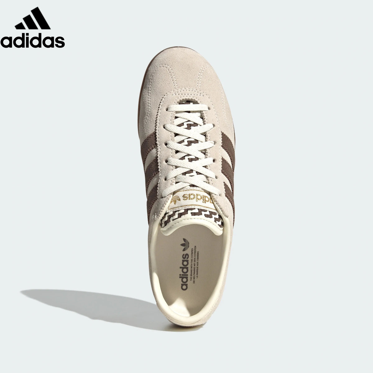 adidas Originals Samba OG Shoes "Crystal Sand / Earth Brown / Gum"Classic sneakers，Adidas Women's Shoe Sale / Men's Shoe Sale