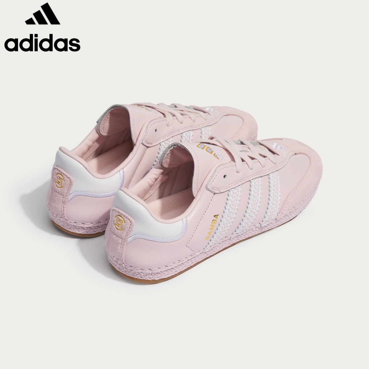 adidas Originals Samba x CLOT Women's Sneakers "Light Pink White Stripes"