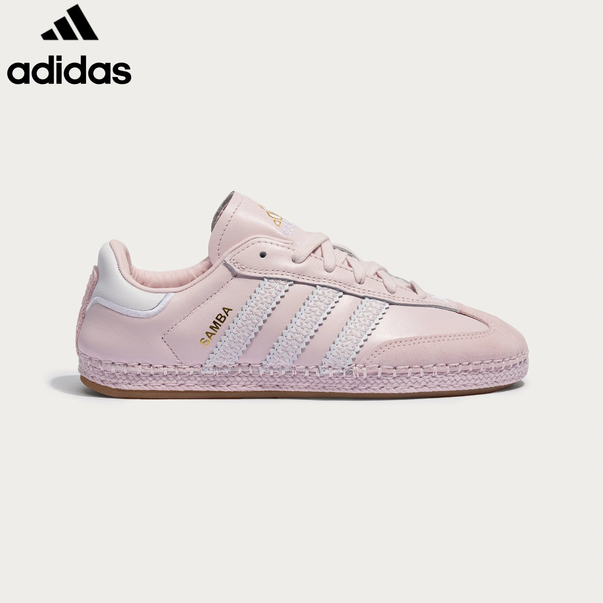 adidas Originals Samba x CLOT Women's Sneakers "Light Pink White Stripes"
