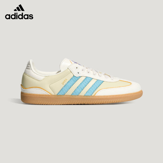adidas Originals Samba OG Shoes "Sandy Beige / Semi Blue Burst / Off White"Classic sneakers，Adidas Women's Shoe Sale / Men's Shoe Sale
