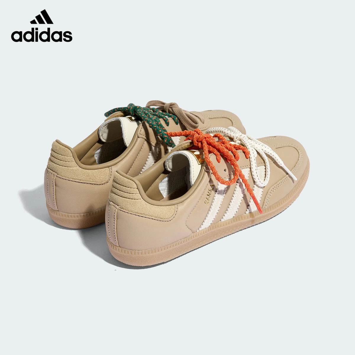 adidas Originals Samba OG Shoes "Cardboard / Off White / Gum"Classic sneakers，Adidas Women's Shoe Sale / Men's Shoe Sale