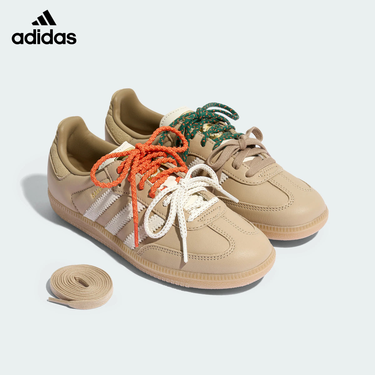 adidas Originals Samba OG Shoes "Cardboard / Off White / Gum"Classic sneakers，Adidas Women's Shoe Sale / Men's Shoe Sale