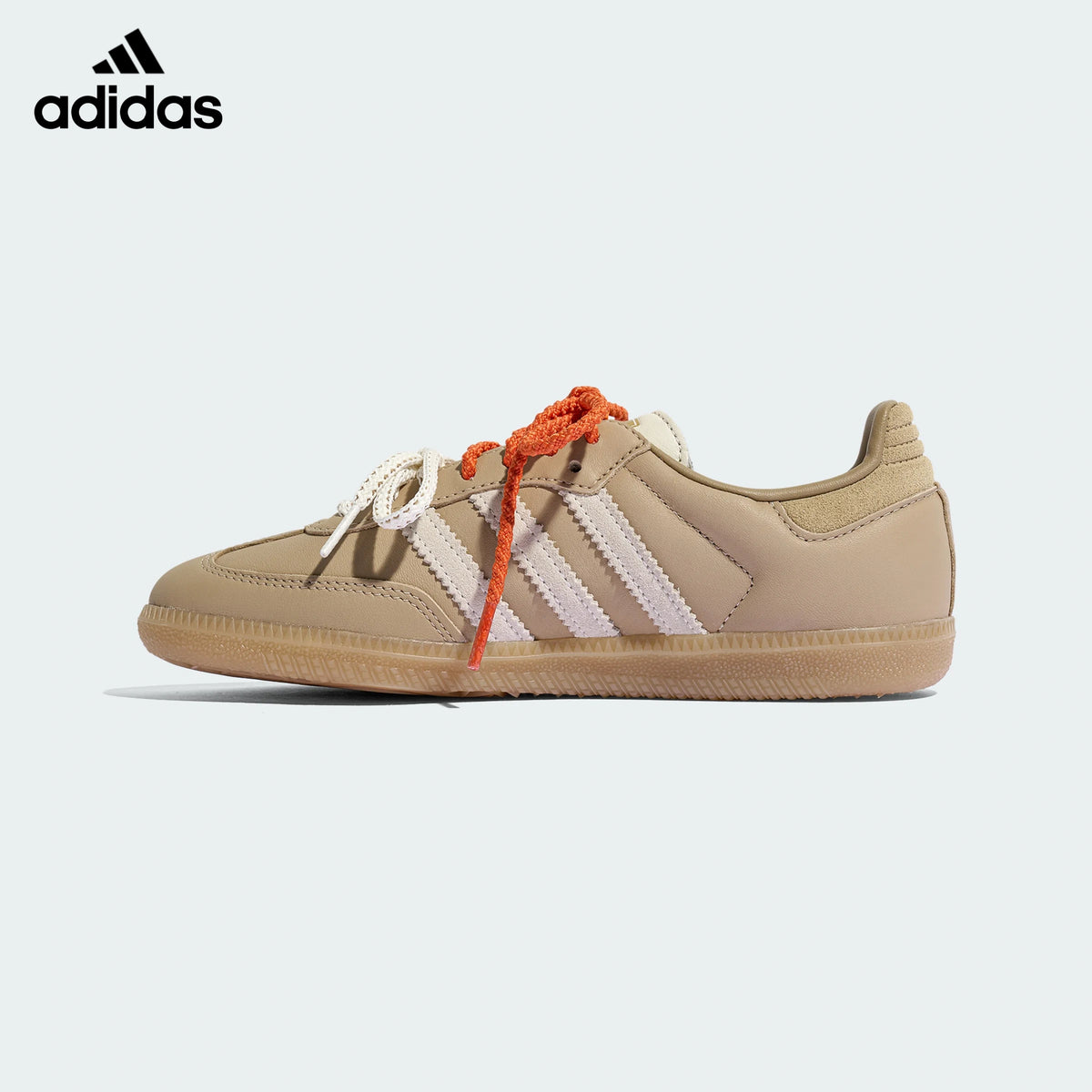 adidas Originals Samba OG Shoes "Cardboard / Off White / Gum"Classic sneakers，Adidas Women's Shoe Sale / Men's Shoe Sale