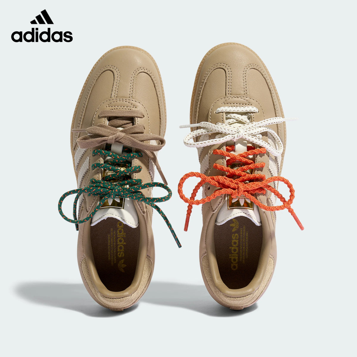 adidas Originals Samba OG Shoes "Cardboard / Off White / Gum"Classic sneakers，Adidas Women's Shoe Sale / Men's Shoe Sale