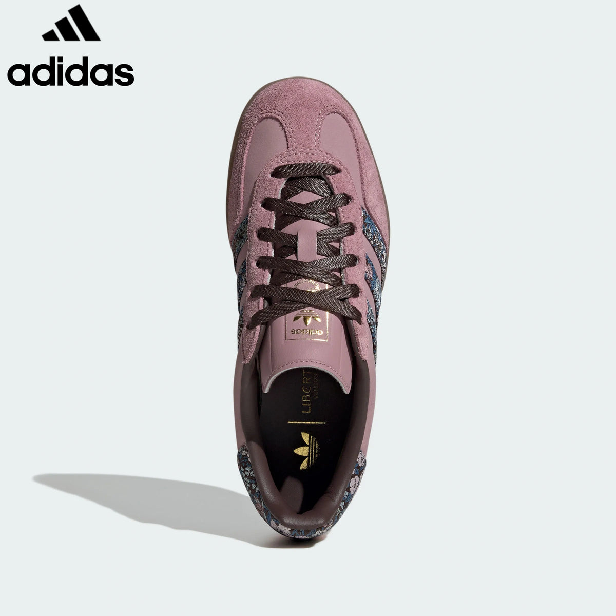 adidas Originals Gazelle Indoor Women's Suede Sneakers "Dusty Pink / Floral Print"
