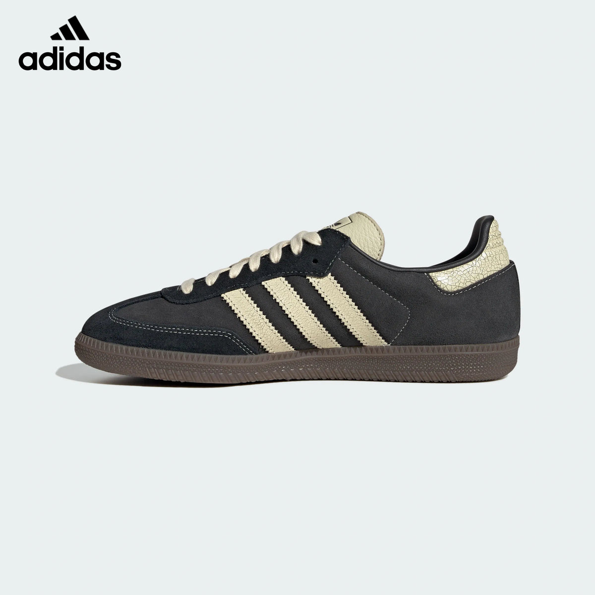 adidas Originals Samba OG Shoes "Core Black / Wonder White / Dark Brown Gum"Classic sneakers，Adidas Women's Shoe Sale / Men's Shoe Sale