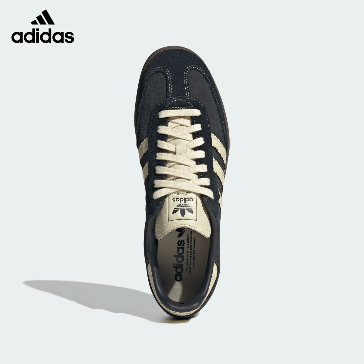 adidas Originals Samba OG Shoes "Core Black / Wonder White / Dark Brown Gum"Classic sneakers，Adidas Women's Shoe Sale / Men's Shoe Sale