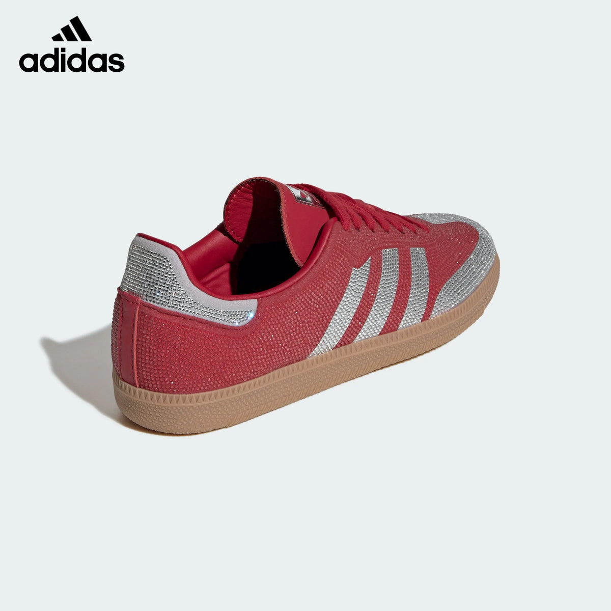 adidas Originals Samba OG Shoes "Better Scarlet / Silver Metallic / Gum"Classic sneakers，Adidas Women's Shoe Sale / Men's Shoe Sale