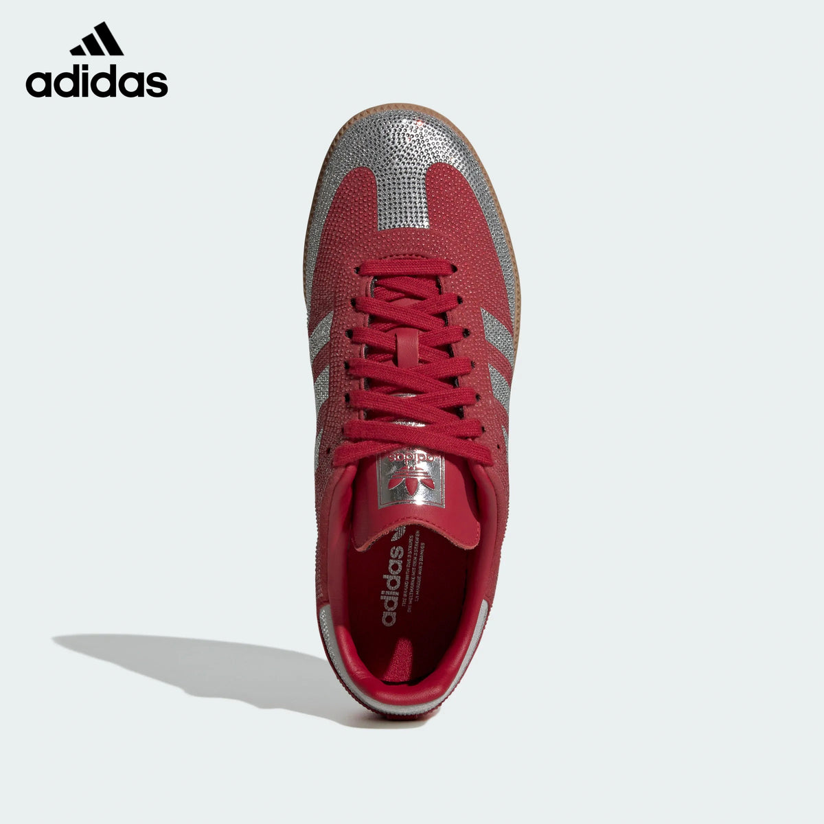 adidas Originals Samba OG Shoes "Better Scarlet / Silver Metallic / Gum"Classic sneakers，Adidas Women's Shoe Sale / Men's Shoe Sale