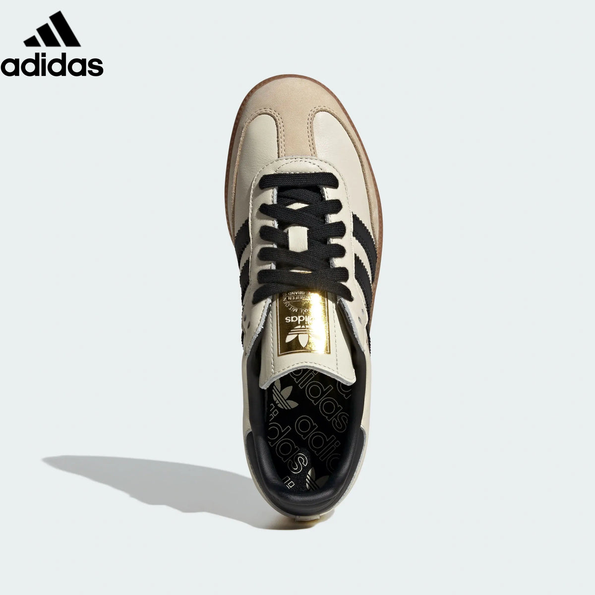 adidas Originals Samba OG Shoes "Cream White / Core Black / Gum"Classic sneakers，Adidas Women's Shoe Sale / Men's Shoe Sale