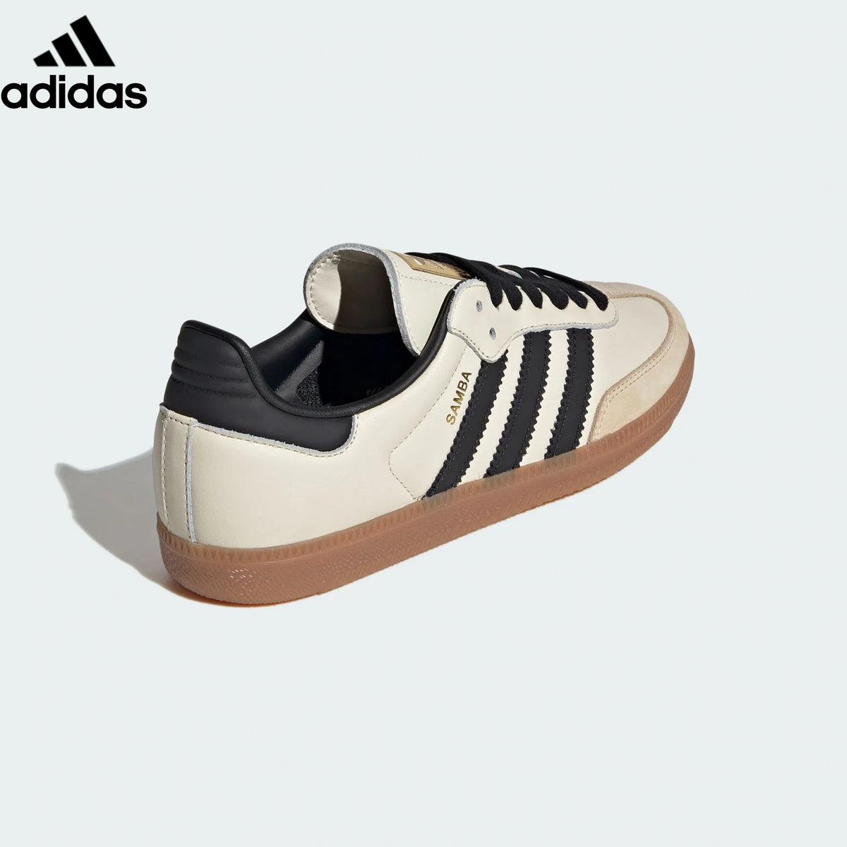 adidas Originals Samba OG Shoes "Cream White / Core Black / Gum"Classic sneakers，Adidas Women's Shoe Sale / Men's Shoe Sale