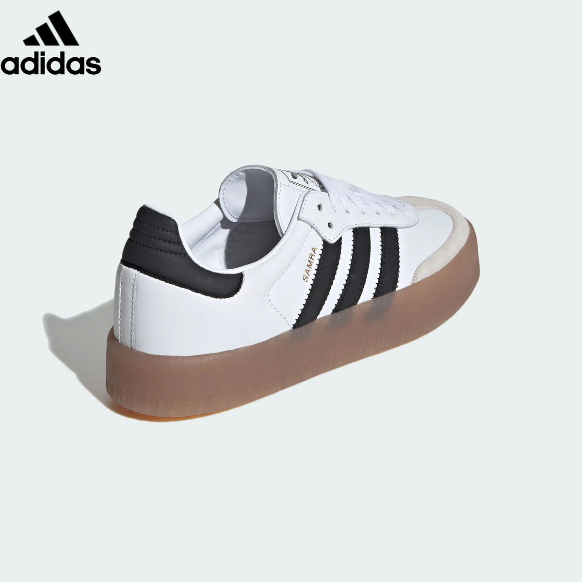 adidas Originals Sambae W Shoes "Cloud White / Core Black / Gum M2"Classic sneakers，Adidas Women's Shoe Sale / Men's Shoe Sale