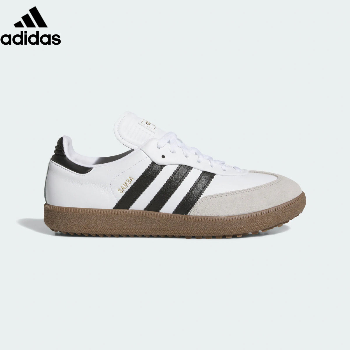adidas Originals Samba Golf Shoes "Cloud White / Core Black / Gum" ShoesClassic sneakers，Adidas Women's Shoe Sale / Men's Shoe Sale