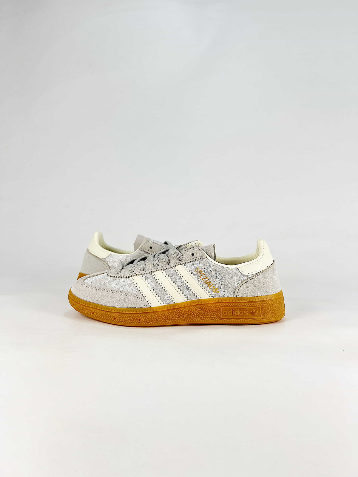 Adidas Handball Spezial Suede Sneakers "Light Gray Lace"-Adidas Women's Shoe Sale / Men's Shoe Sale