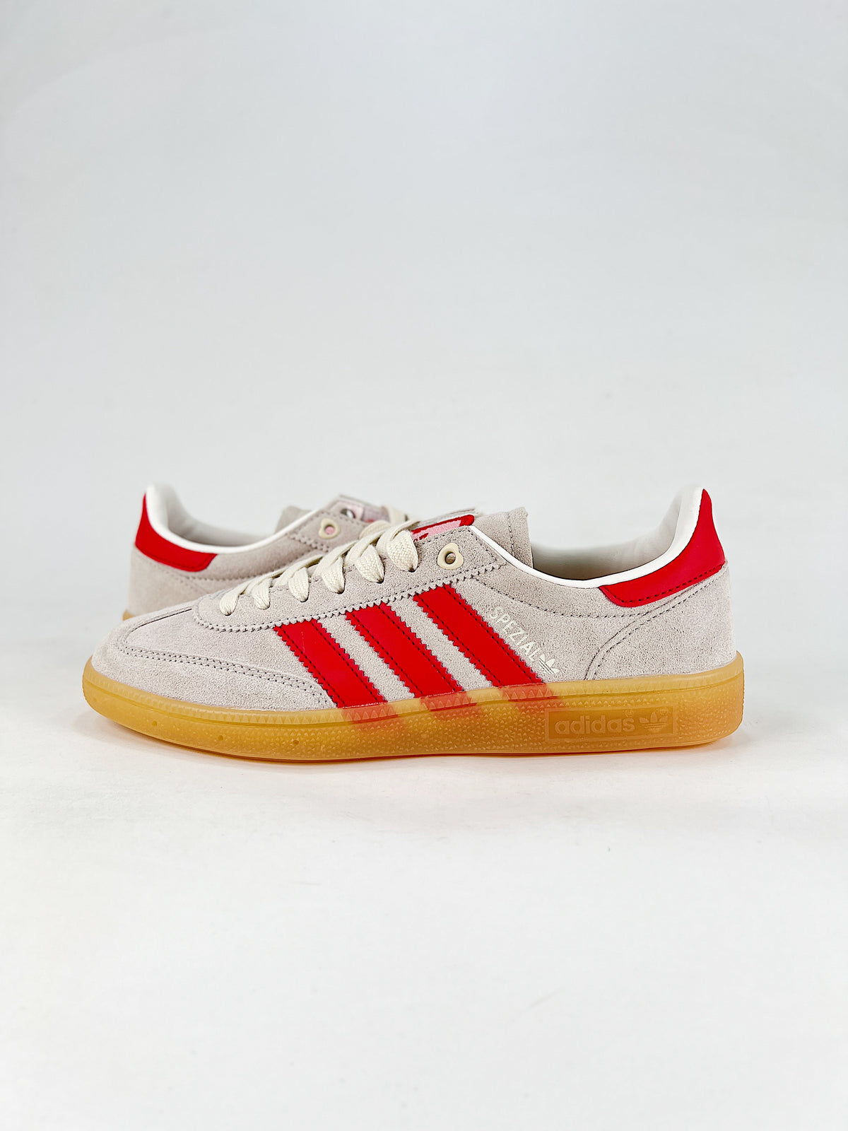 Adidas Handball Spezial Suede Sneakers "Off White Red Heart"-Adidas Women's Shoe Sale / Men's Shoe Sale