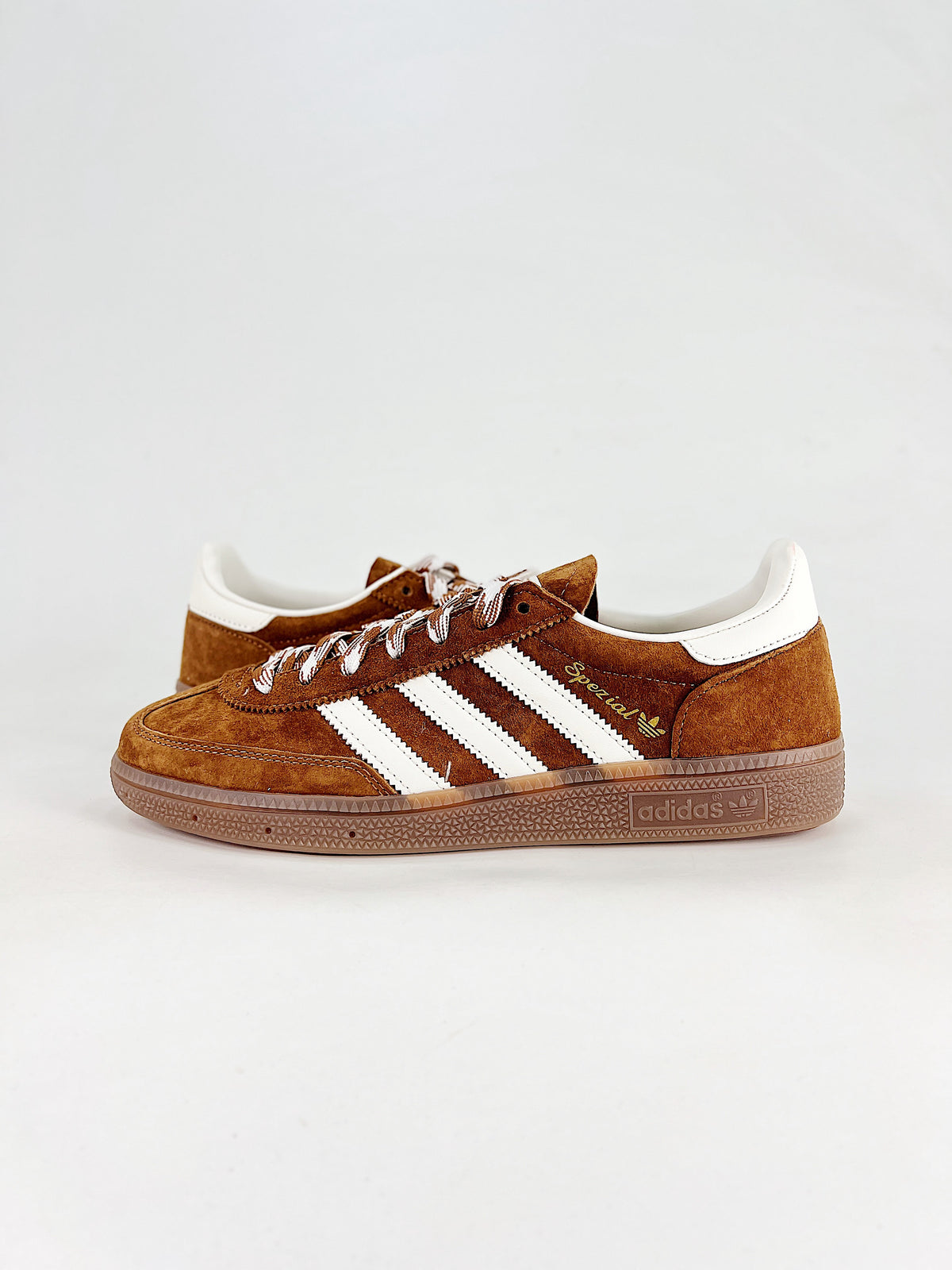 Adidas Handball Spezial Sneakers "Brown White"-Adidas Women's Shoe Sale / Men's Shoe Sale