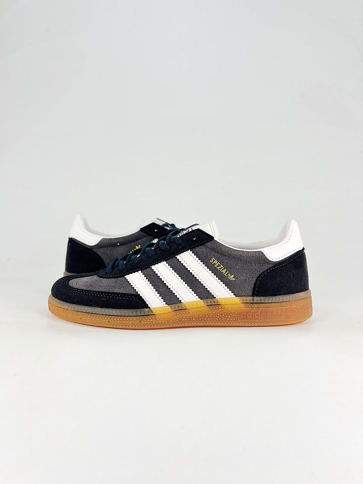 Adidas Handball Spezial Suede Sneakers "Dark Grey Black White"-Adidas Women's Shoe Sale / Men's Shoe Sale