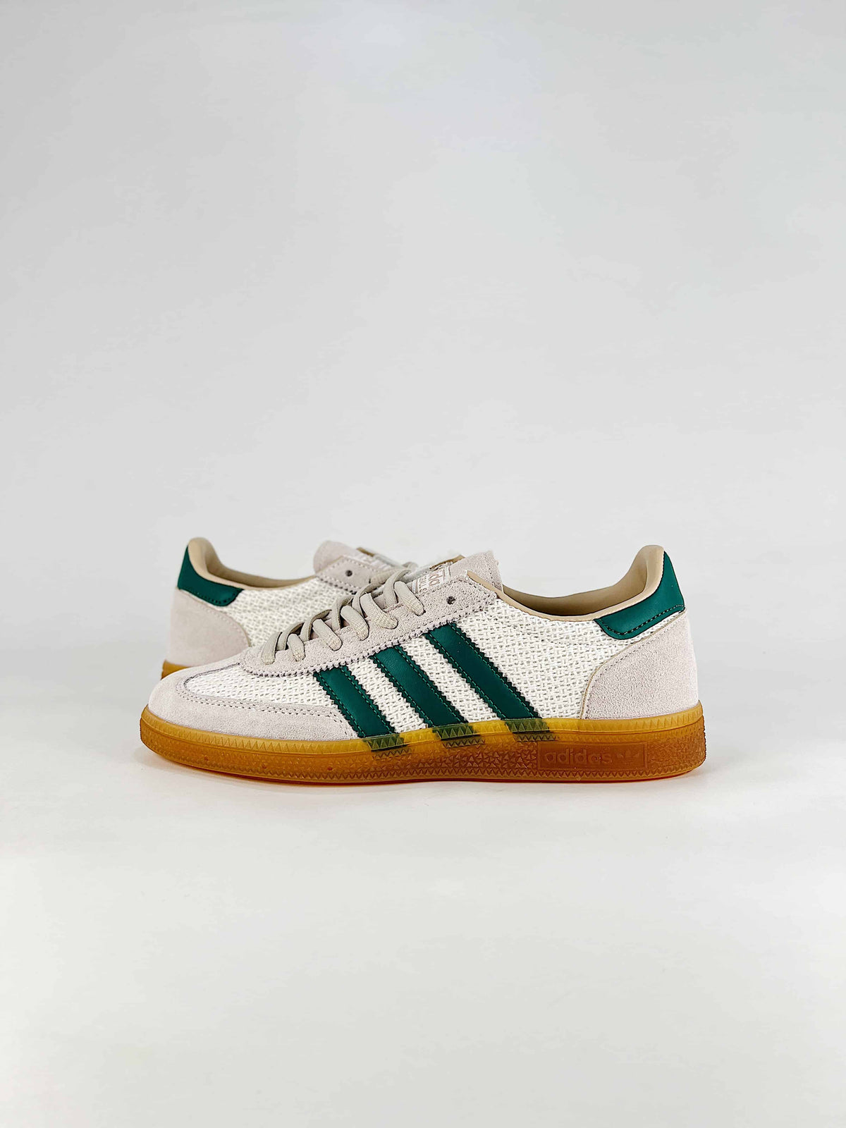 Adidas Handball Spezial "Off White Green Mesh" Sneakers-Adidas Women's Shoe Sale / Men's Shoe Sale