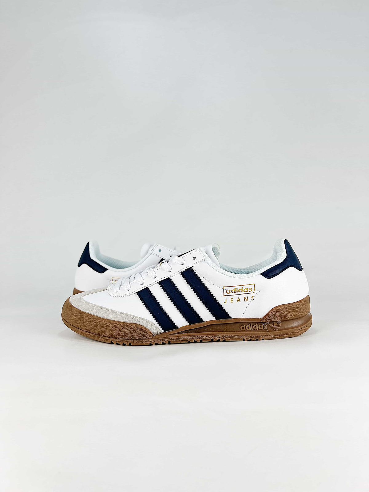 Adidas Jeans "White Navy Blue Gum"-Adidas Women's Shoe Sale / Men's Shoe Sale