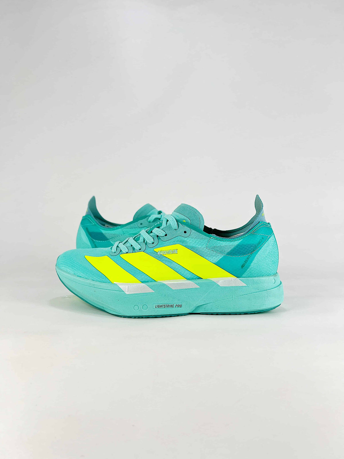 adidas Adizero Adios Pro 4 "Cyan Solar Yellow"-Classic sneakers，Adidas Women's Shoe Sale / Men's Shoe Sale