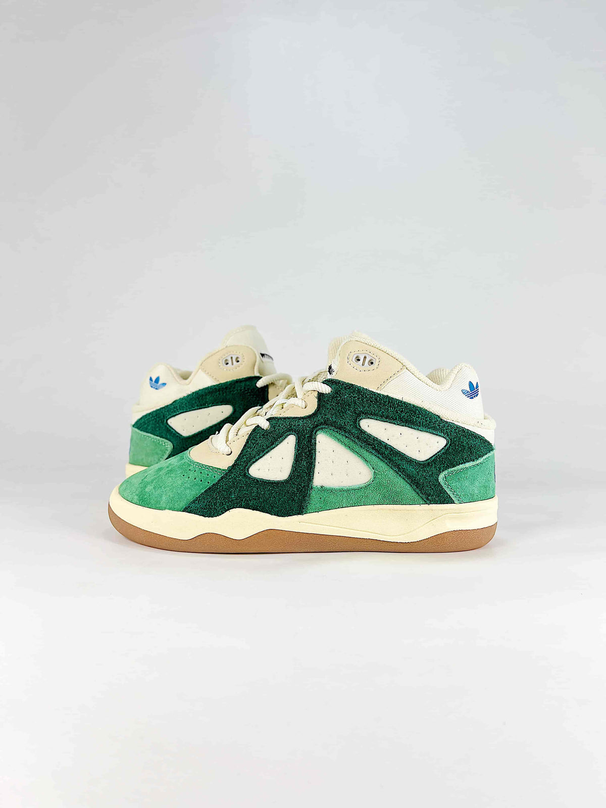 Adidas x Bad Bunny Forum Mid "Green Cream"-Classic sneakers，Adidas Women's Shoe Sale / Men's Shoe Sale