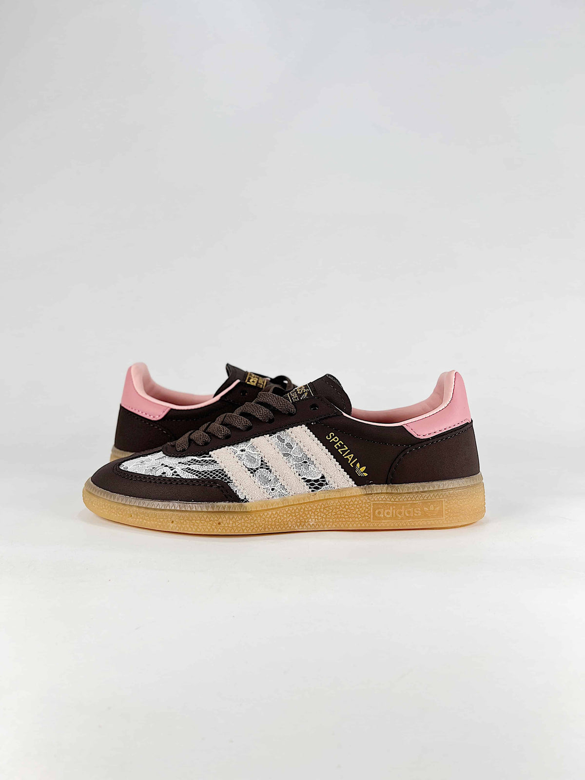 Adidas Originals Handball Spezial "Dark Brown Pink Gum" Sneakers-Adidas Women's Shoe Sale / Men's Shoe Sale