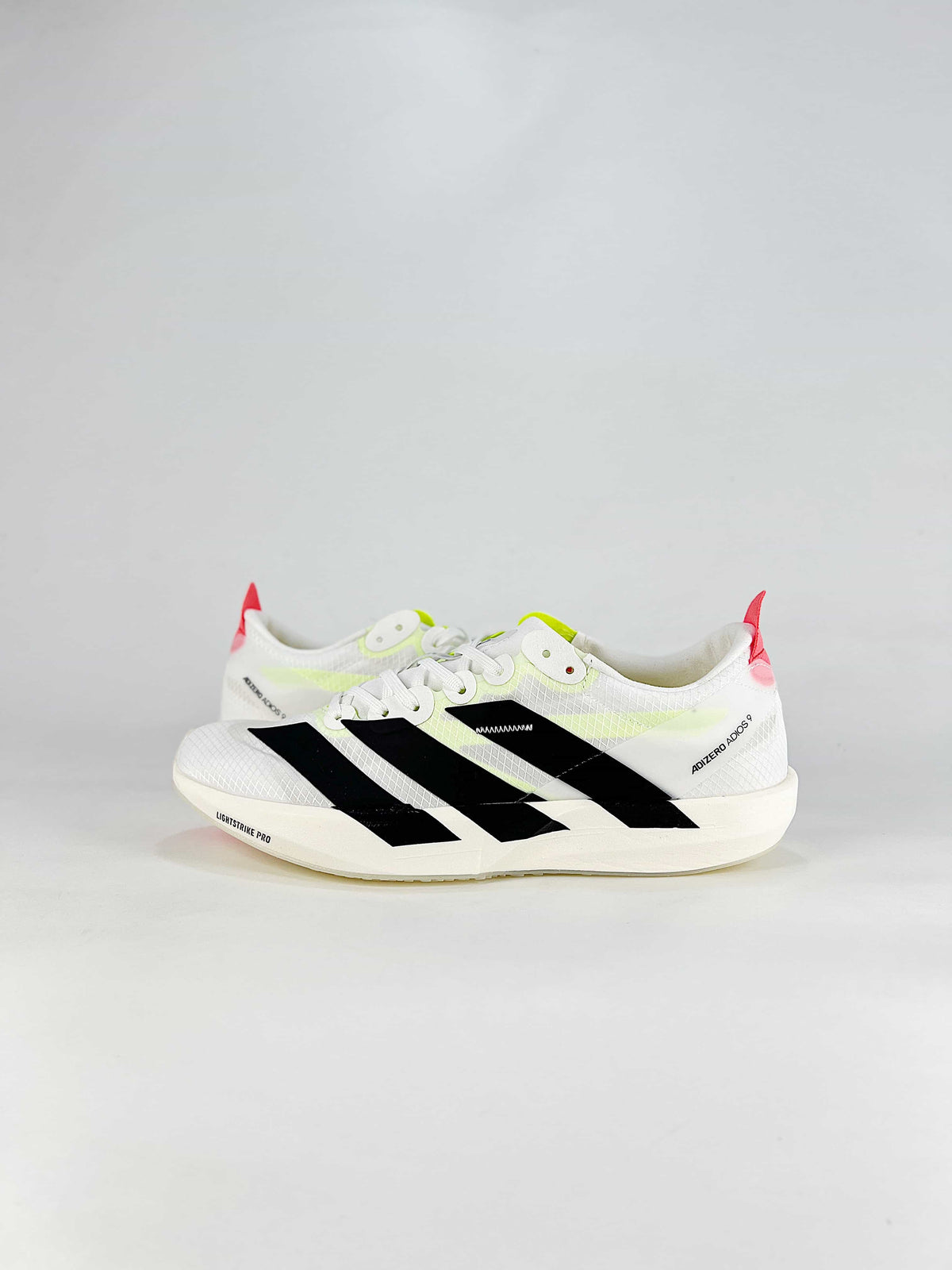 Adidas Adizero Adios 9 "White Black Solar Red"-Classic sneakers，Adidas Women's Shoe Sale / Men's Shoe Sale