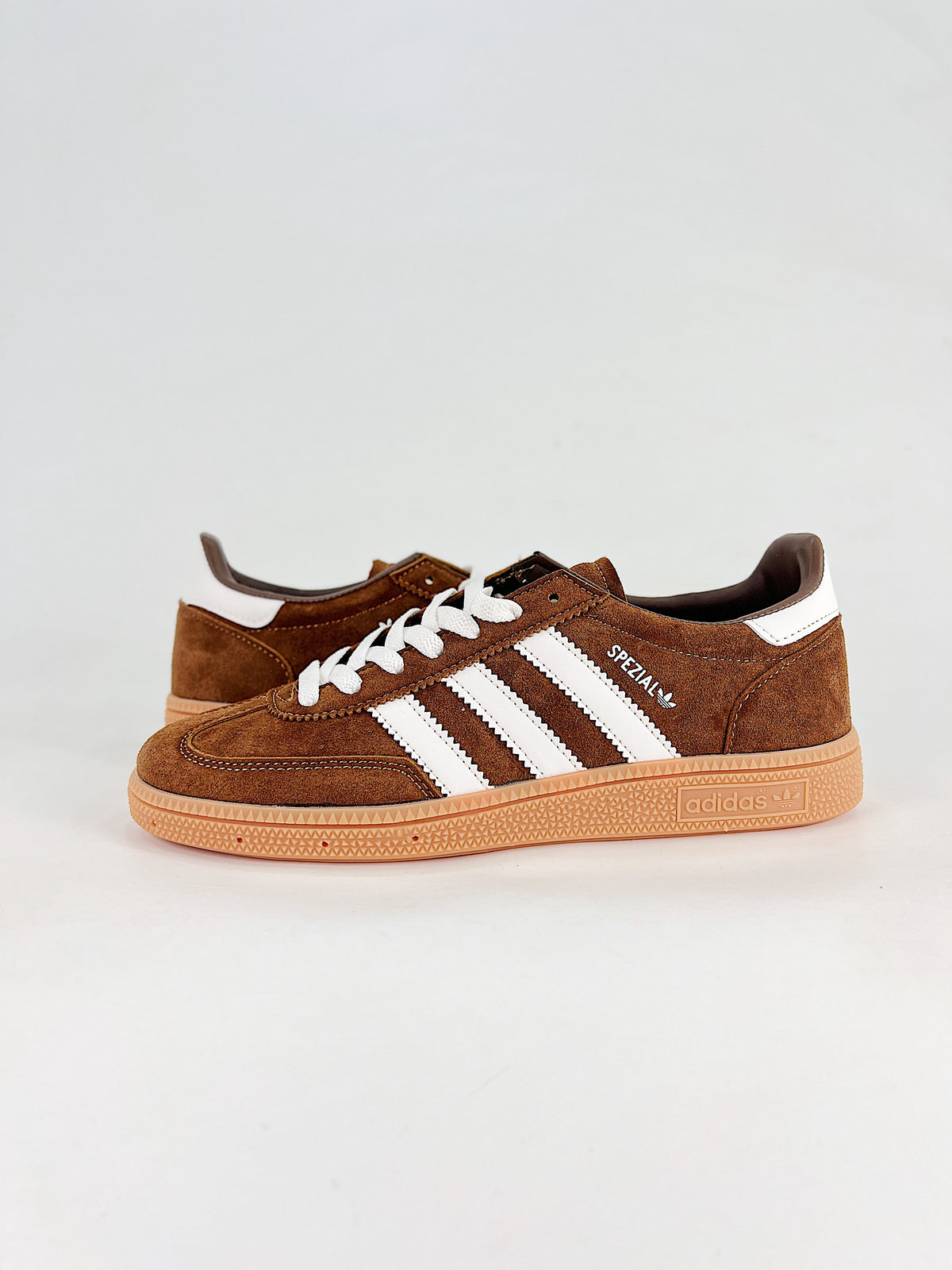 Adidas Handball Spezial Suede Sneakers "Brown White"-Adidas Women's Shoe Sale / Men's Shoe Sale