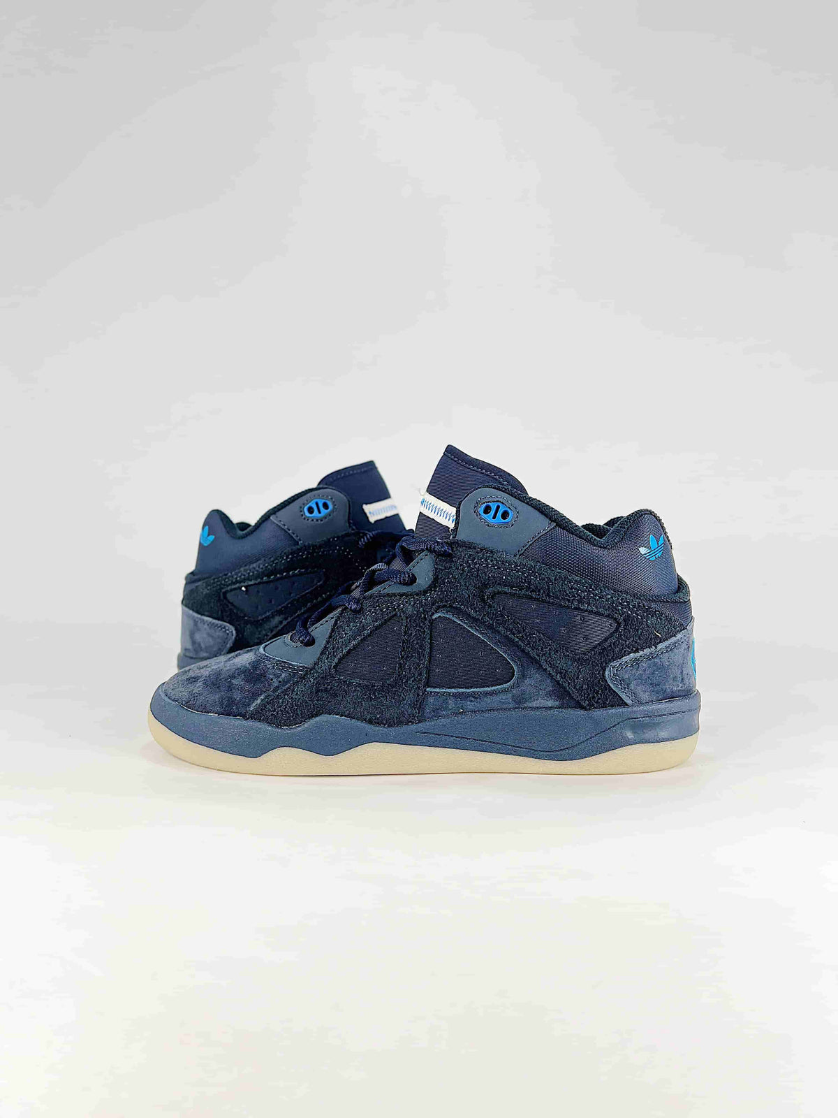 Adidas x Bad Bunny Forum Mid "Navy Blue Bright Blue Gum"-Classic sneakers，Adidas Women's Shoe Sale / Men's Shoe Sale