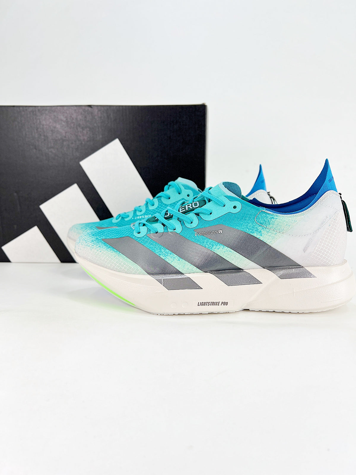 adidas Adizero Adios Pro 4 "Cyan White"-Classic sneakers，Adidas Women's Shoe Sale / Men's Shoe Sale