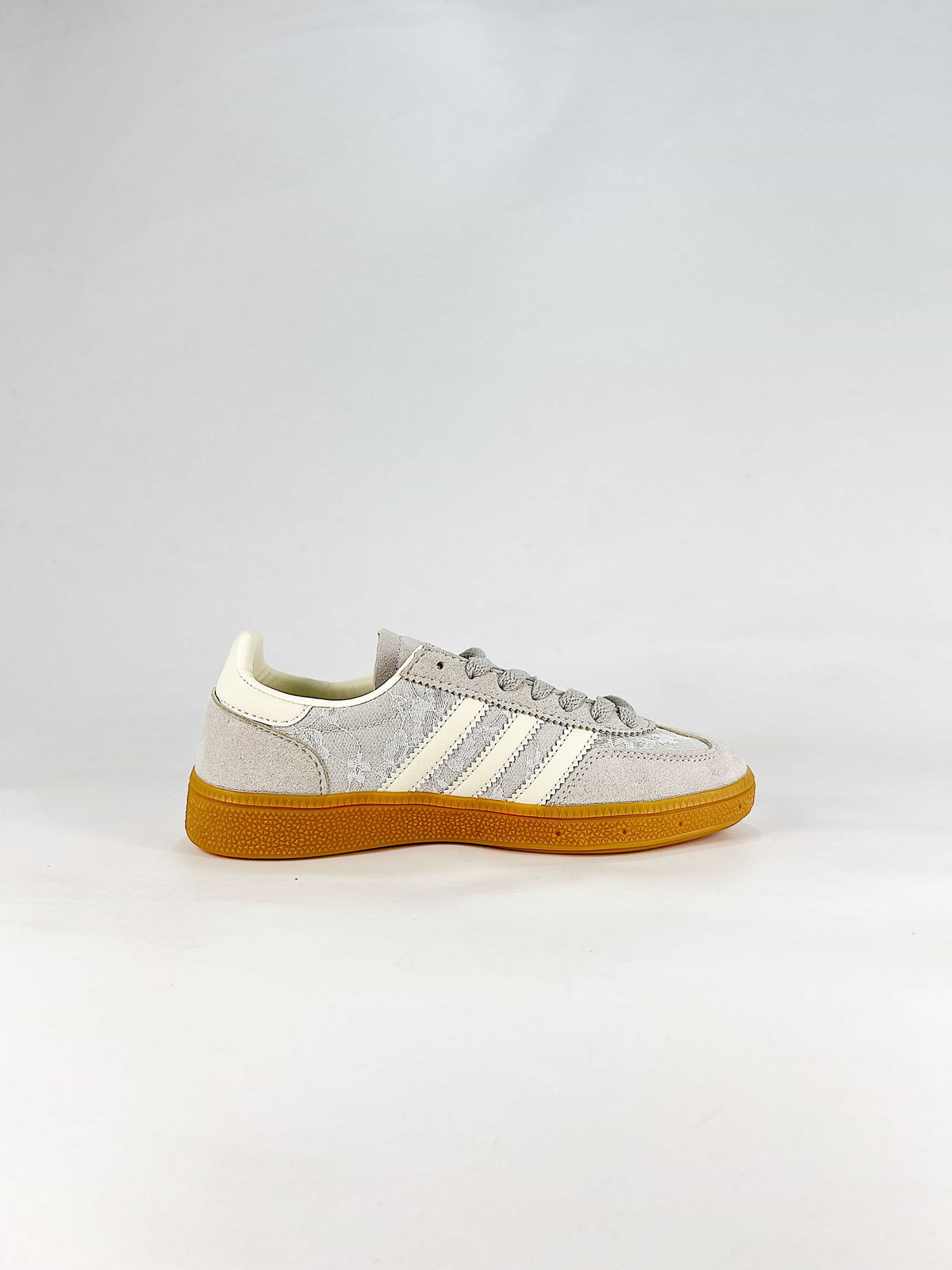 Adidas Handball Spezial Suede Sneakers "Light Gray Lace"-Adidas Women's Shoe Sale / Men's Shoe Sale