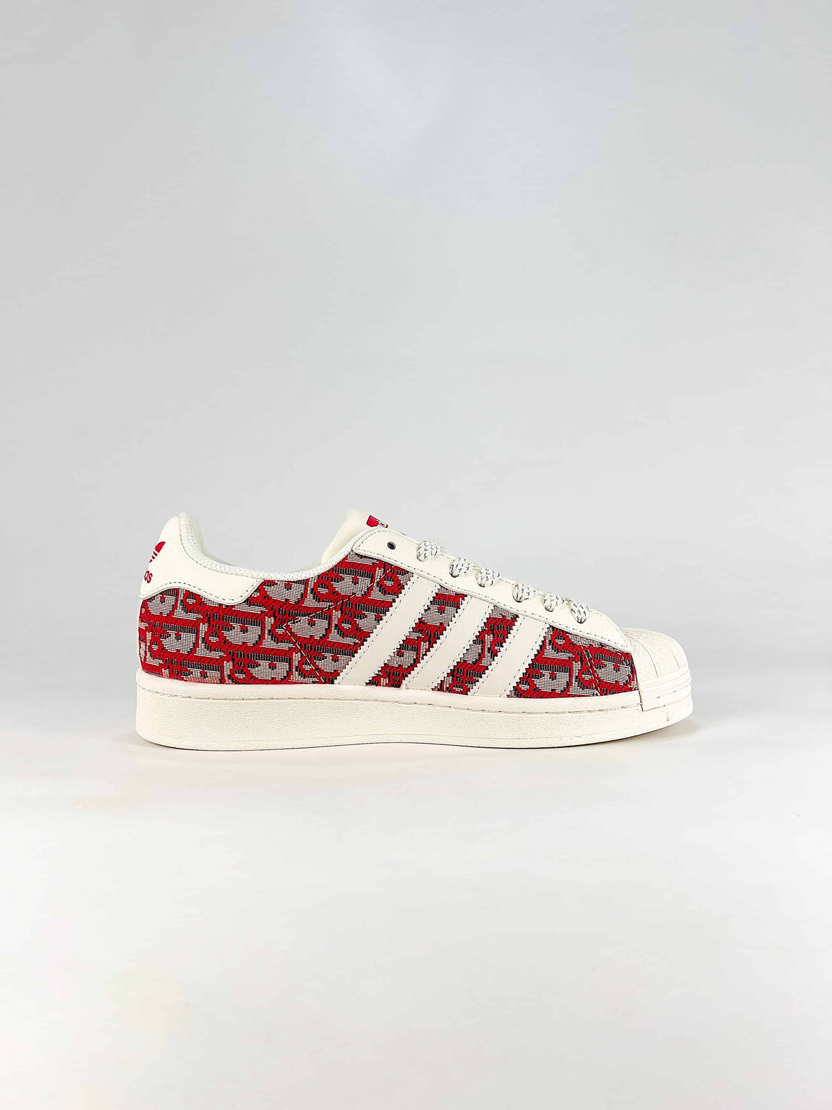 Adidas Superstar Dior Collab "Red White"-Adidas Women's Shoe Sale / Men's Shoe Sale