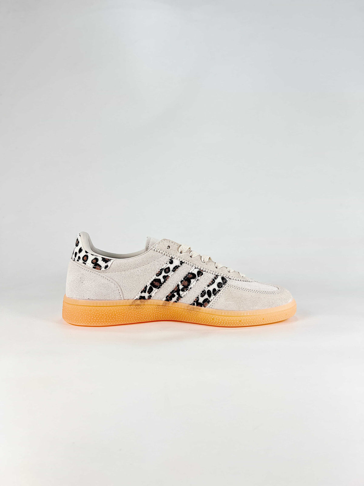 Adidas Handball Spezial "Off White Leopard Gum" Sneakers-Adidas Women's Shoe Sale / Men's Shoe Sale