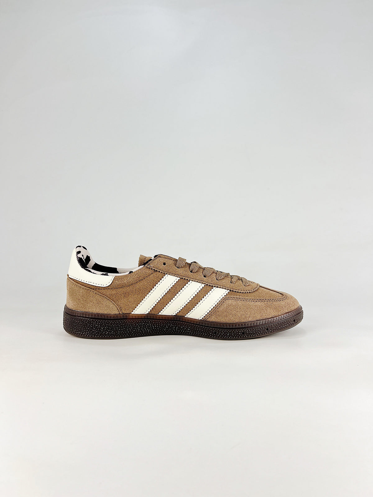 Adidas Handball Spezial "Brown White Cow Print" Sneakers-Adidas Women's Shoe Sale / Men's Shoe Sale