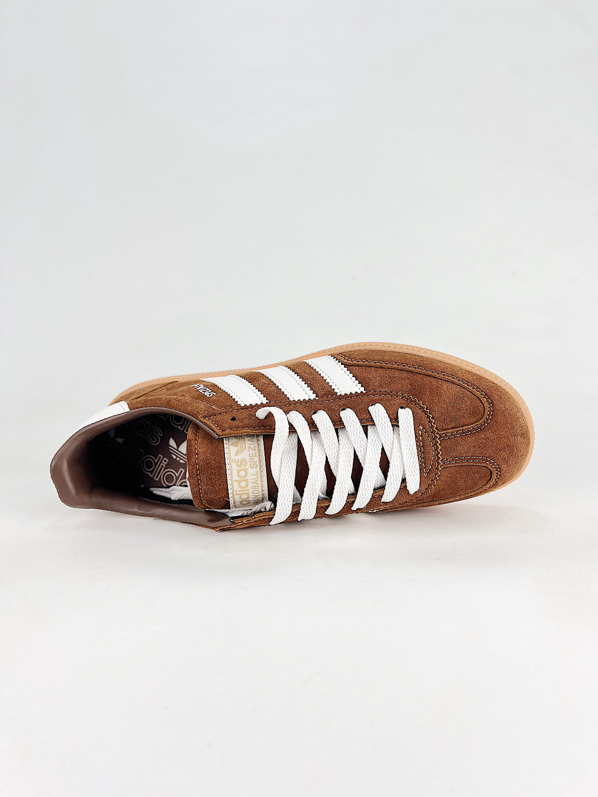 Adidas Handball Spezial Suede Sneakers "Brown White"-Adidas Women's Shoe Sale / Men's Shoe Sale