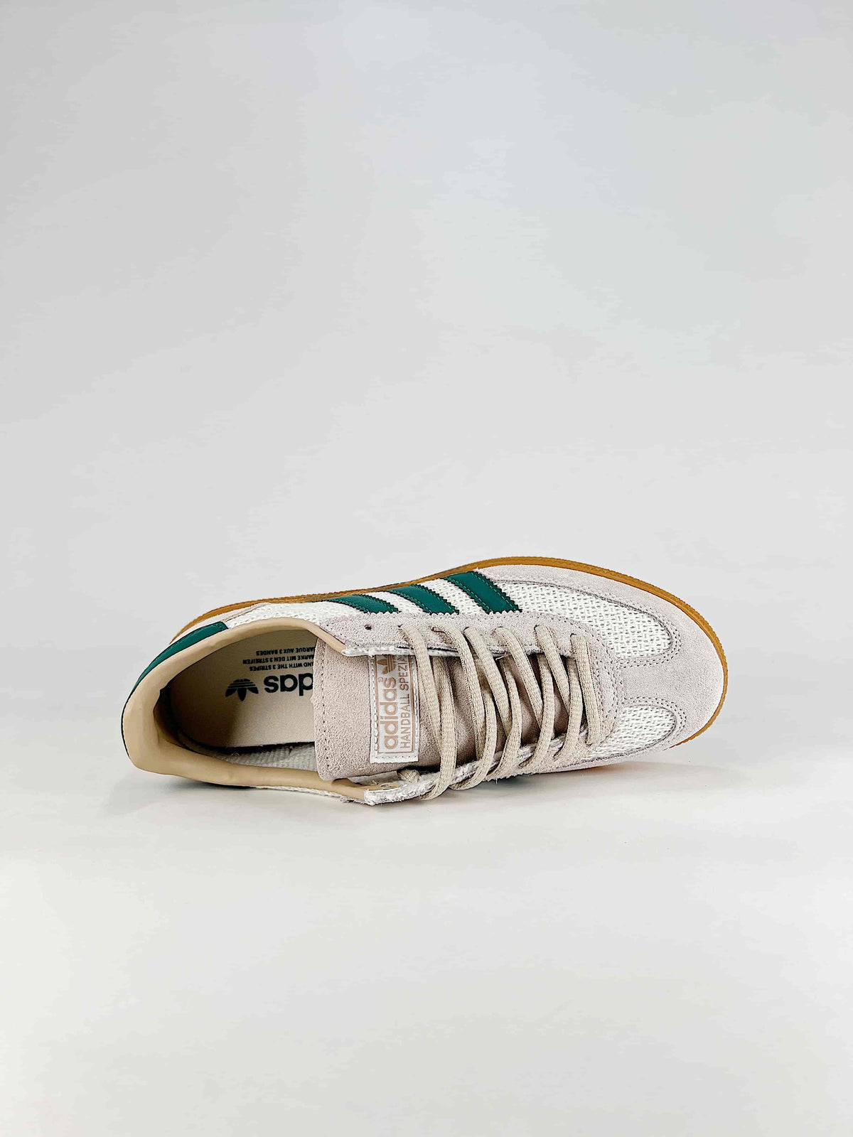 Adidas Handball Spezial "Off White Green Mesh" Sneakers-Adidas Women's Shoe Sale / Men's Shoe Sale