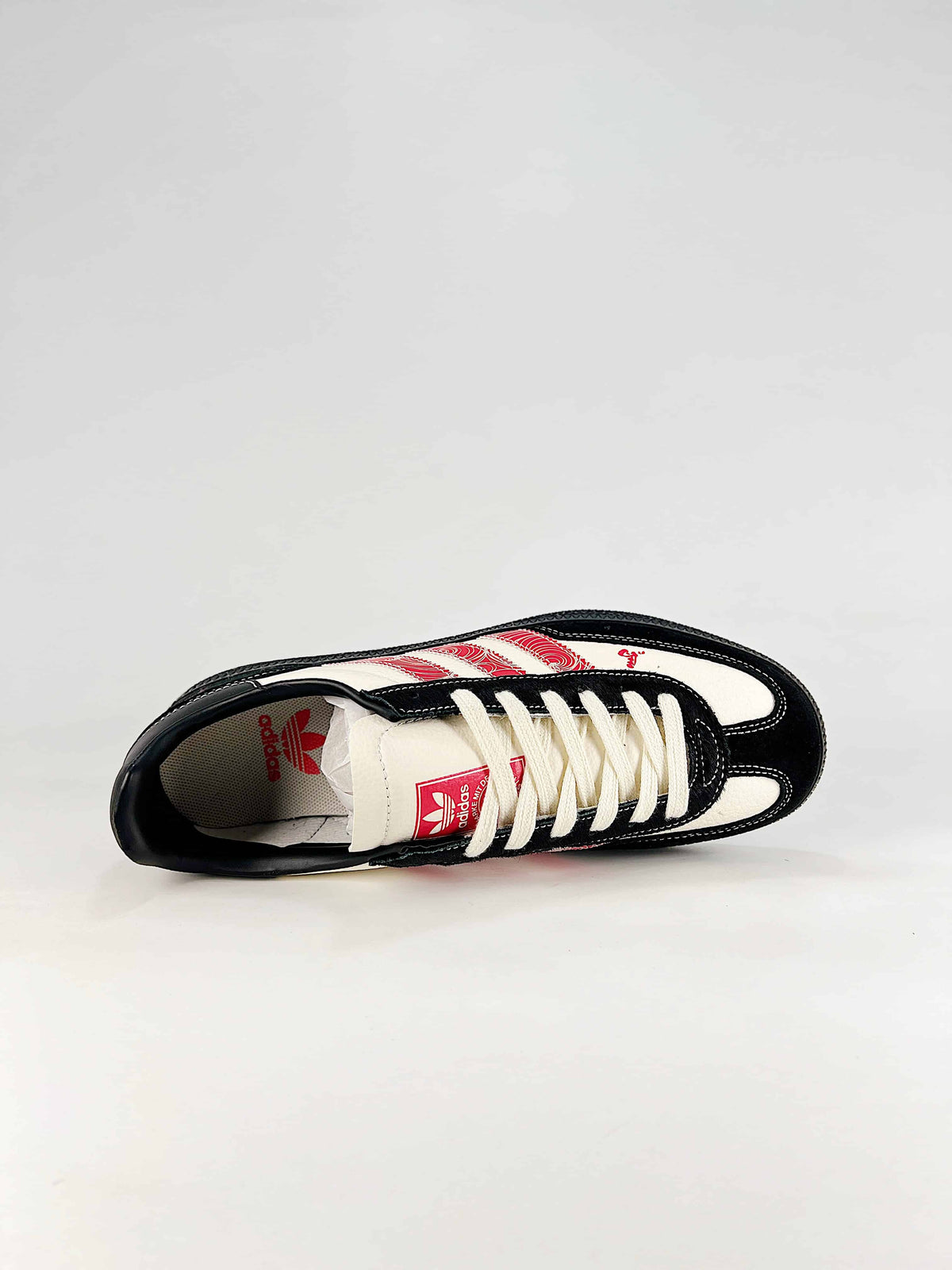 Adidas Originals Gazelle Indoor Year of the Horse "Black Off White Red"-Adidas Women's Shoe Sale / Men's Shoe Sale