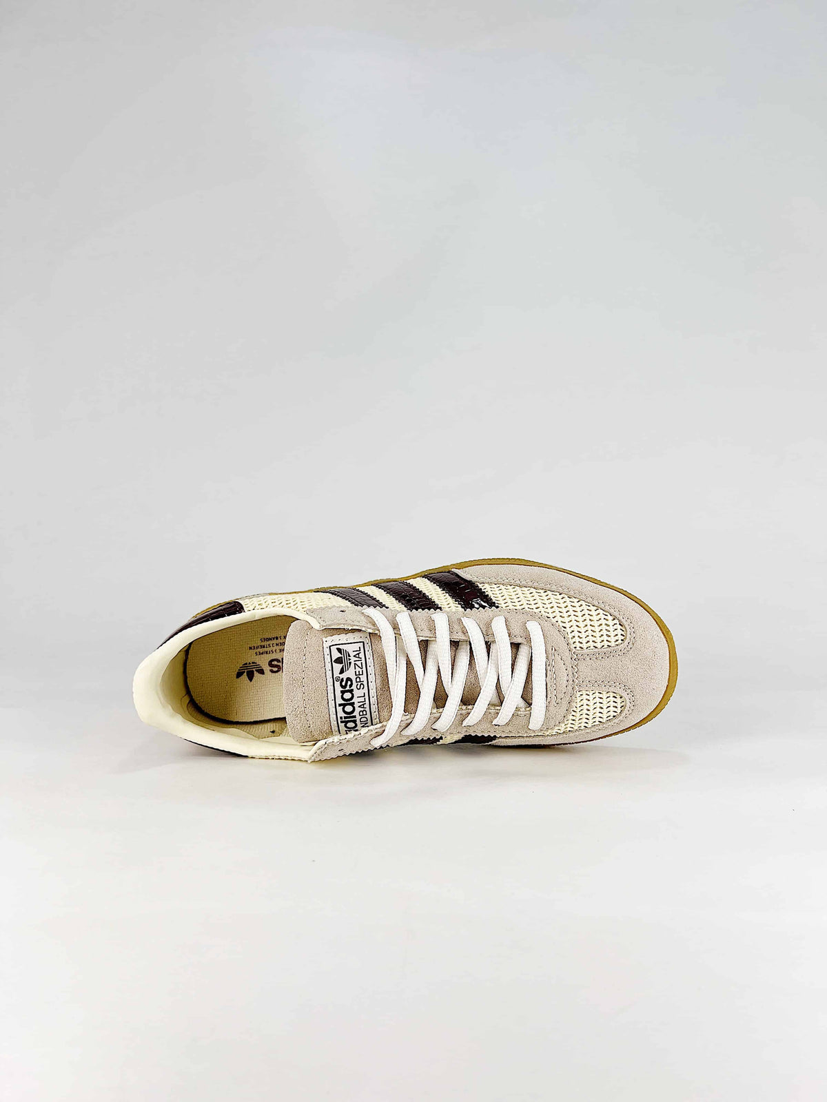 Adidas Handball Spezial Mesh Sneakers "Cream Beige"-Adidas Women's Shoe Sale / Men's Shoe Sale