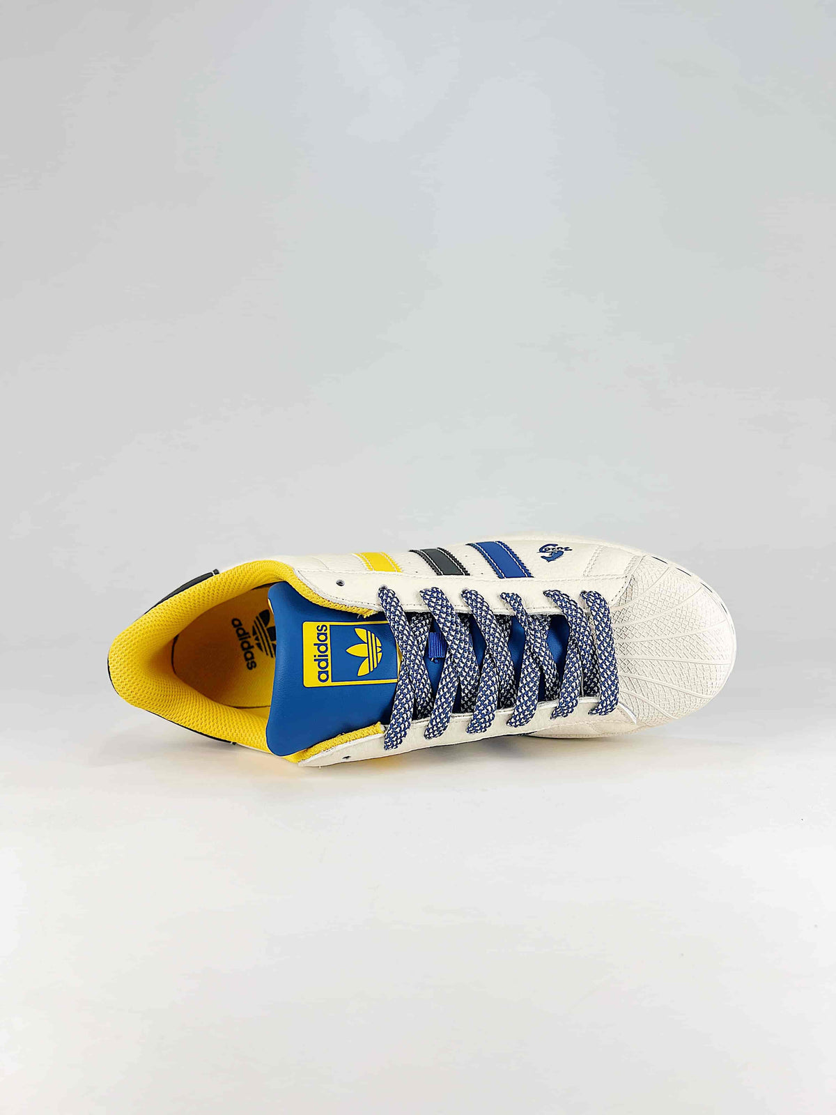 Adidas Originals Superstar Year of the Horse "Off White Yellow Blue Black"-Adidas Women's Shoe Sale / Men's Shoe Sale