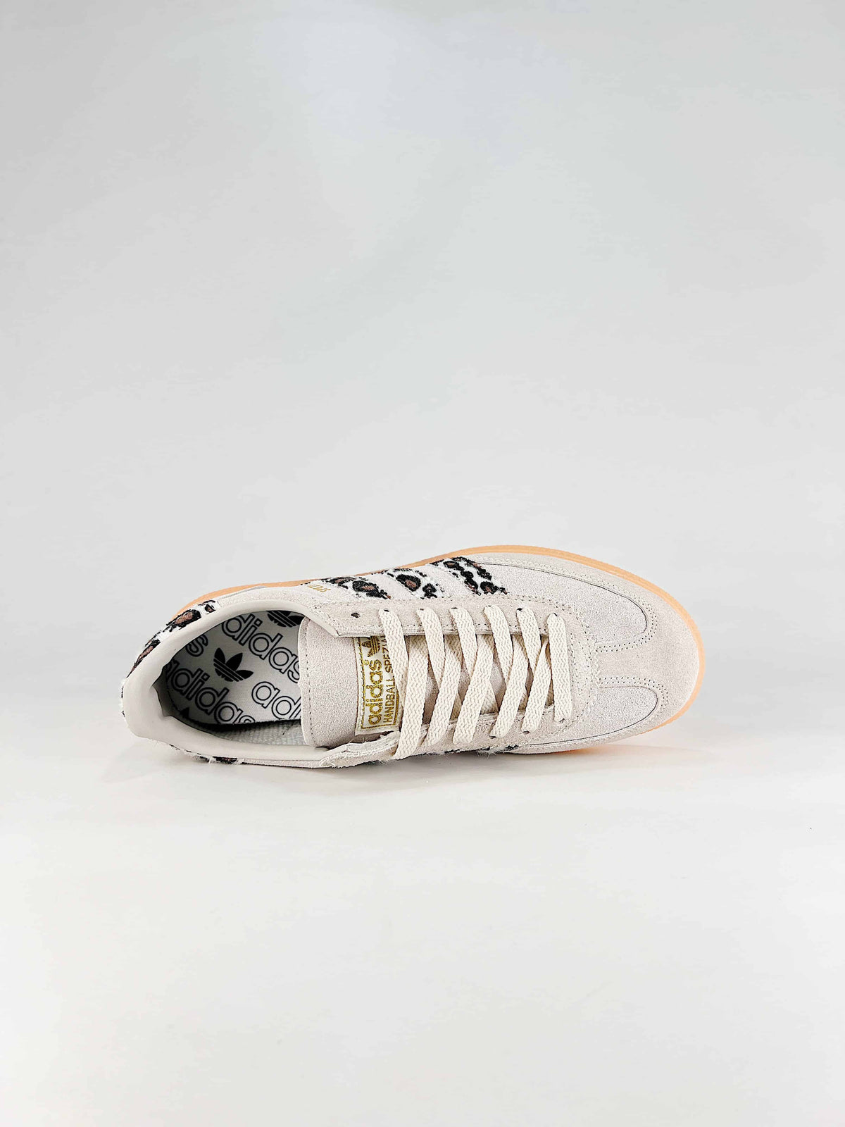 Adidas Handball Spezial "Off White Leopard Gum" Sneakers-Adidas Women's Shoe Sale / Men's Shoe Sale
