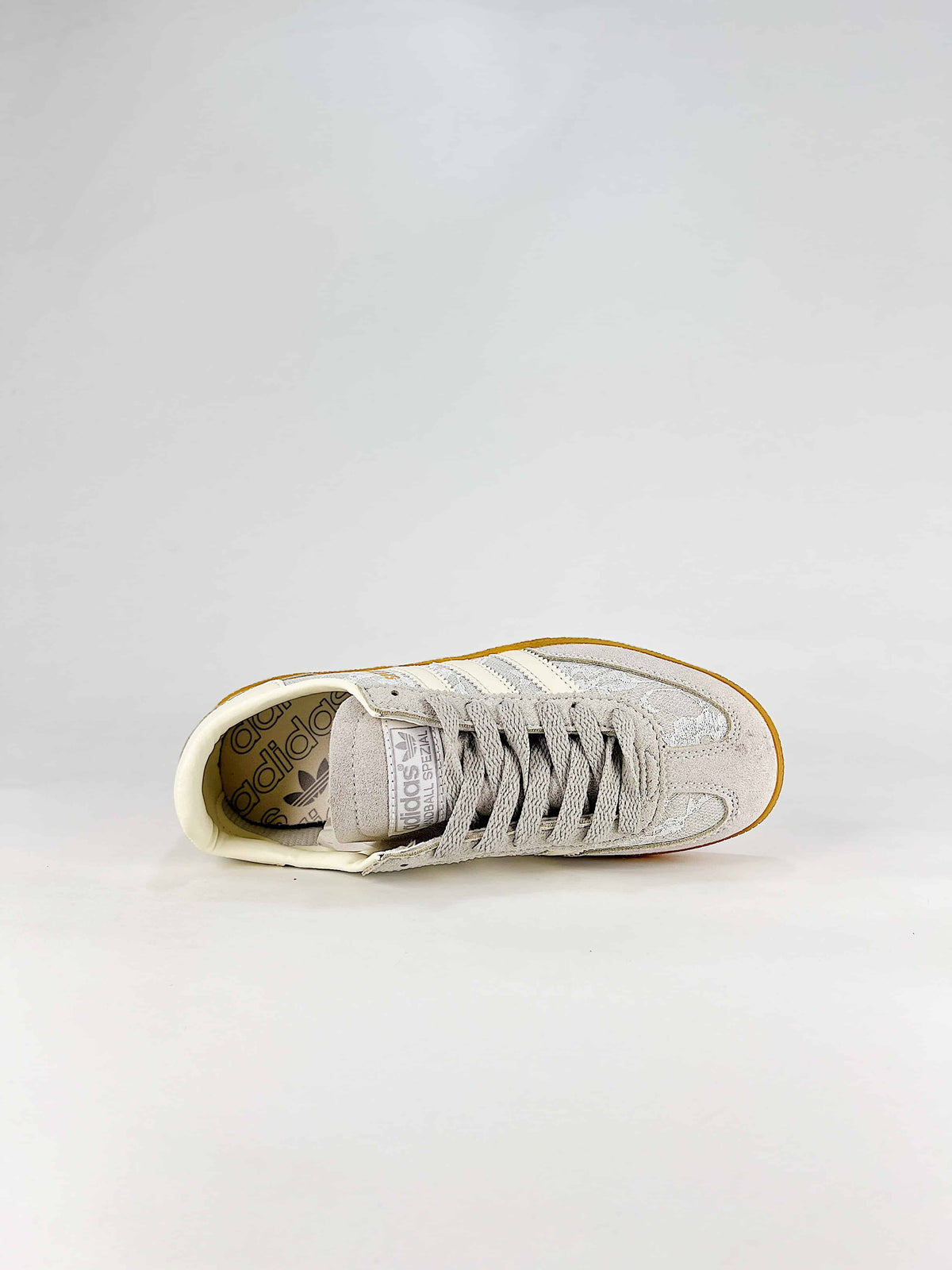 Adidas Handball Spezial Suede Sneakers "Light Gray Lace"-Adidas Women's Shoe Sale / Men's Shoe Sale