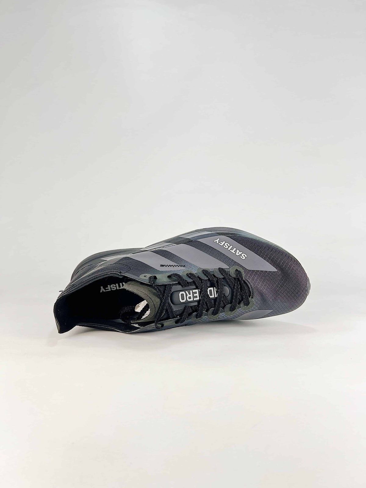 adidas Adizero Adios Pro 4 x Satisfy "Black Grey"-Classic sneakers，Adidas Women's Shoe Sale / Men's Shoe Sale