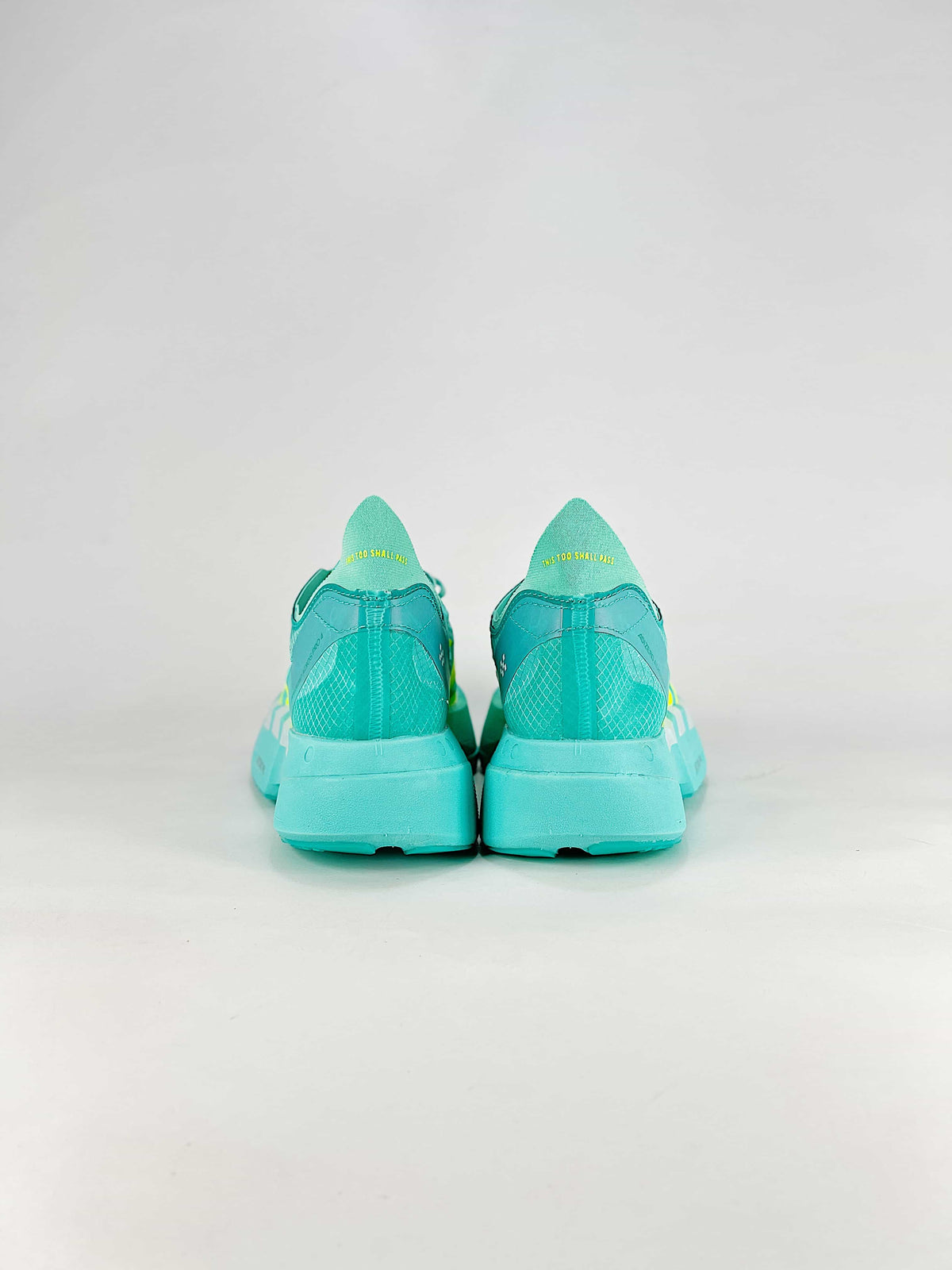 adidas Adizero Adios Pro 4 "Cyan Yellow"-Classic sneakers，Adidas Women's Shoe Sale / Men's Shoe Sale