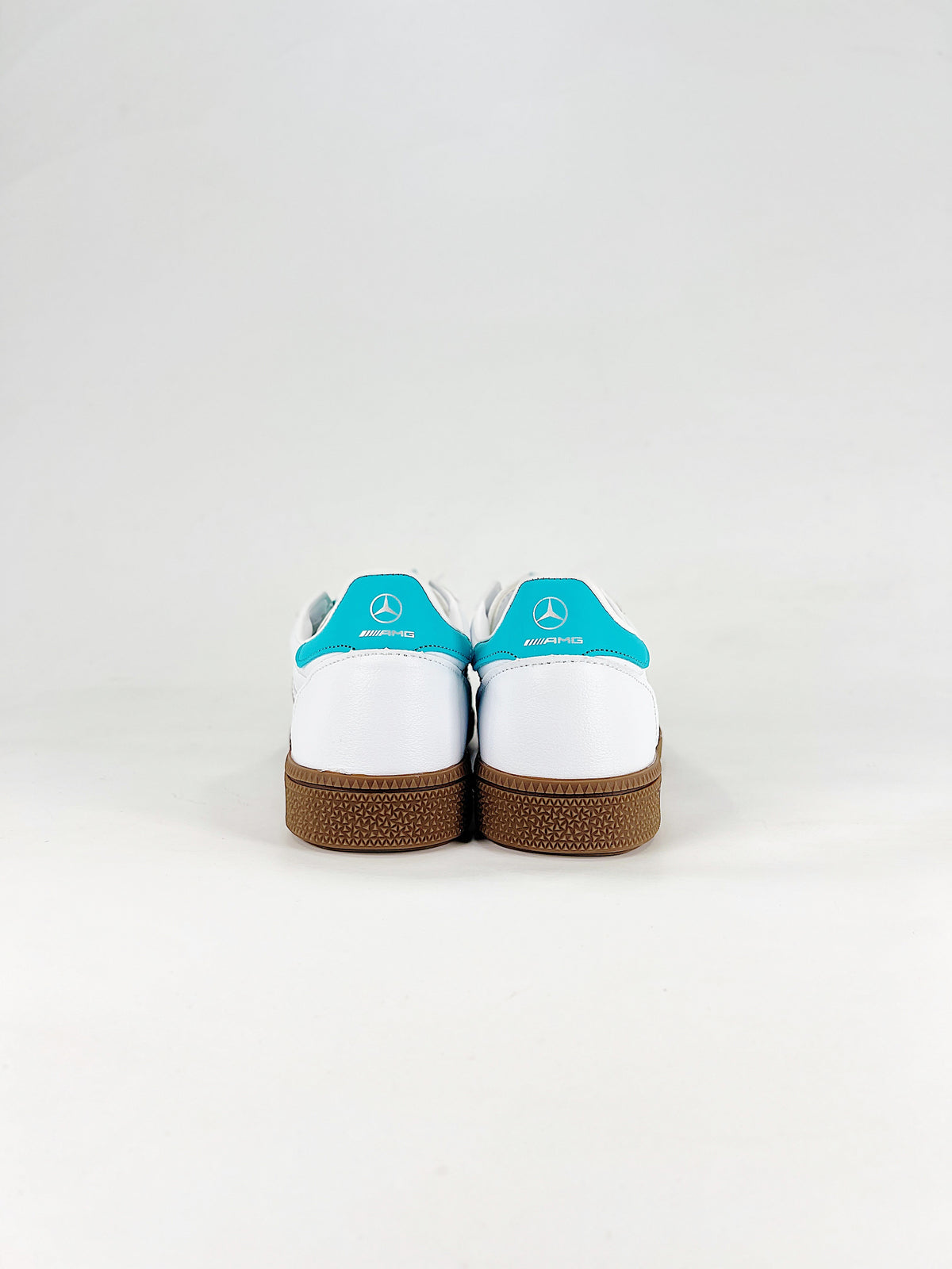 Adidas Handball Spezial AMG "White Turquoise Gum" Sneakers-Adidas Women's Shoe Sale / Men's Shoe Sale