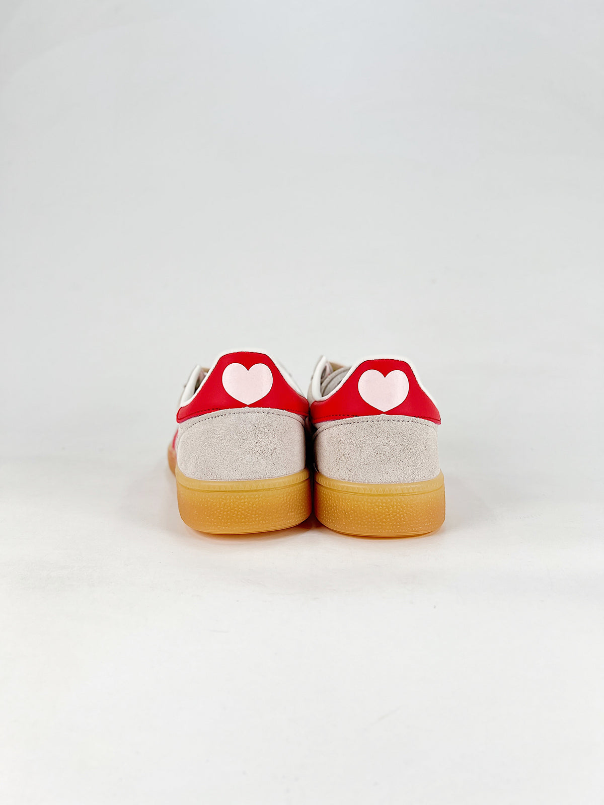 Adidas Handball Spezial Suede Sneakers "Off White Red Heart"-Adidas Women's Shoe Sale / Men's Shoe Sale