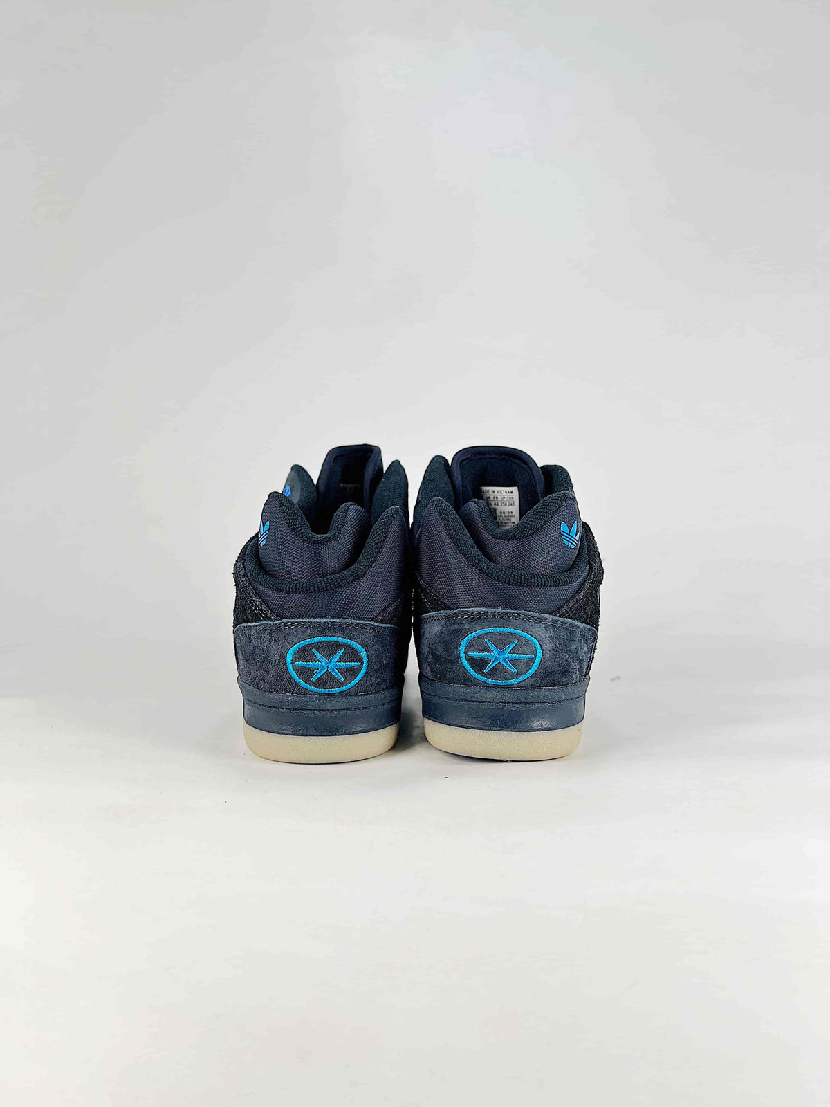 Adidas x Bad Bunny Forum Mid "Dark Navy Blue"-Classic sneakers，Adidas Women's Shoe Sale / Men's Shoe Sale